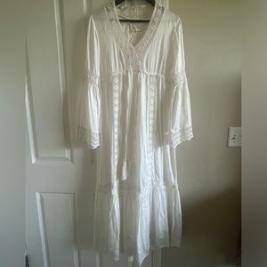 Gallabia brand white lace dress